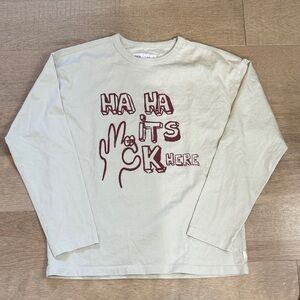 Zara Light Brown Long Sleeve Cotton Shirt for Boys